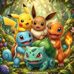 Dibujos de Pokémon para Colorear – Gratis en PDF e Imprimir en A4