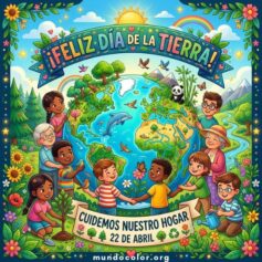 Dibujos del Día de la Tierra para Colorear 🌍 Gratis PDF y A4