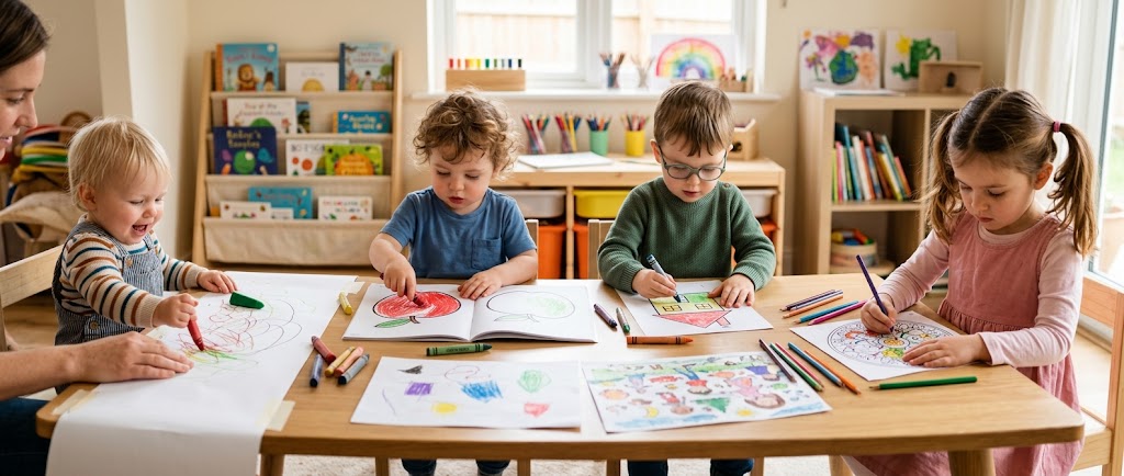 A qué edad empezar a colorear: guía por etapas para padres