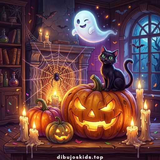 Dibujo de Halloween 🎃