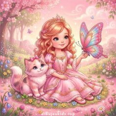 Dibujos para Niñas para Colorear – Gratis en PDF, JPG y A4